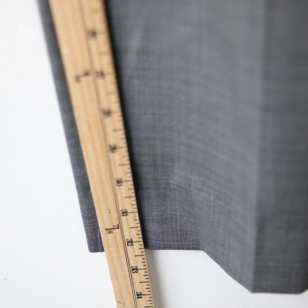 Ted Baker London Jay CT Wool Dress Pants Mens 35L Gray Micro Check Italian